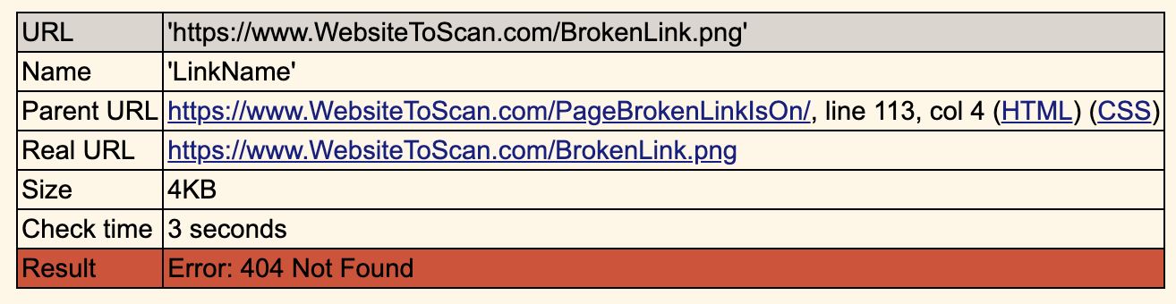 Broken Links Excel